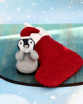 Load image into Gallery viewer, Tara Treasures - Felt Penguin in Stocking Toy