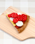 Load image into Gallery viewer, Tara Treasures - Felt Pepperoni Pizza Slice