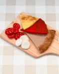 Load image into Gallery viewer, Tara Treasures - Felt Pepperoni Pizza Slice