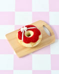 Load image into Gallery viewer, Tara Treasures Felt Christmas Donut - Red Present Icing