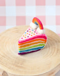 Load image into Gallery viewer, Tara Treasures - Felt Rainbow Cake Slice