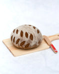 Load image into Gallery viewer, Tara Treasures - Felt Sourdough Bread with Leaf Cut