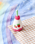 Load image into Gallery viewer, Tara Treasures - Felt Sparkling Strawberry Fruit Juice Bottle