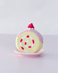 Load image into Gallery viewer, Tara Treasures - Felt Strawberry Swiss Roll