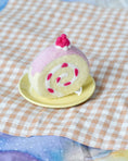 Load image into Gallery viewer, Tara Treasures - Felt Strawberry Swiss Roll
