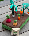 Load image into Gallery viewer, Tara Treasures - Felt Garden Planter Box with Plants and Vegetables