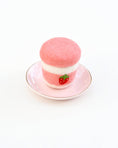 Load image into Gallery viewer, Tara Treasures Felt Strawberry Yoghurt Bottle - Cheeky Junior