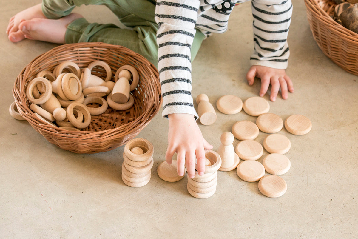 Grapat Natural Nins, Rings and Coins Set - Cheeky Junior