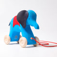 Load image into Gallery viewer, Grimm's Pullalong Elephant Otto - Cheeky Junior