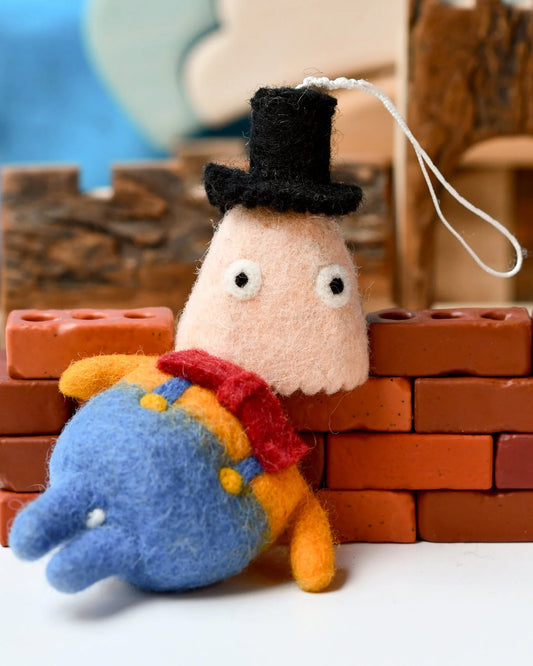 Tara Treasures Felt Humpty Dumpty Marionette Puppet Toy