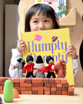 Load image into Gallery viewer, Tara Treasures - Humpty Dumpty Finger Puppet
