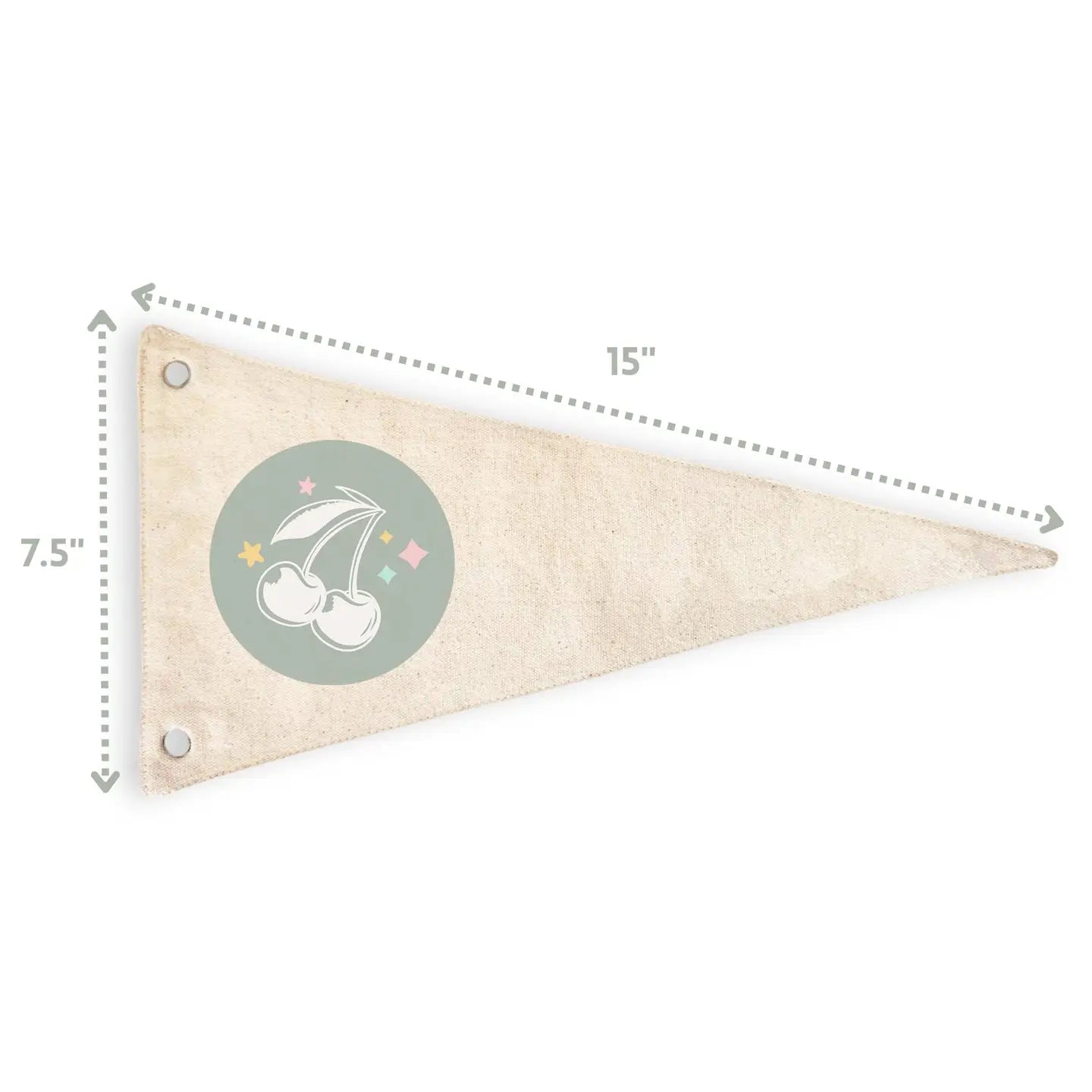 Cherrypick - Long Live Girlhood Canvas Pennant Flag