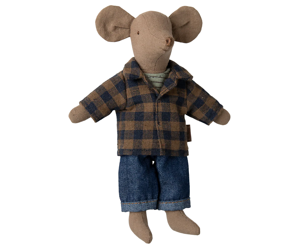 Maileg - Dad Mouse Light Brown