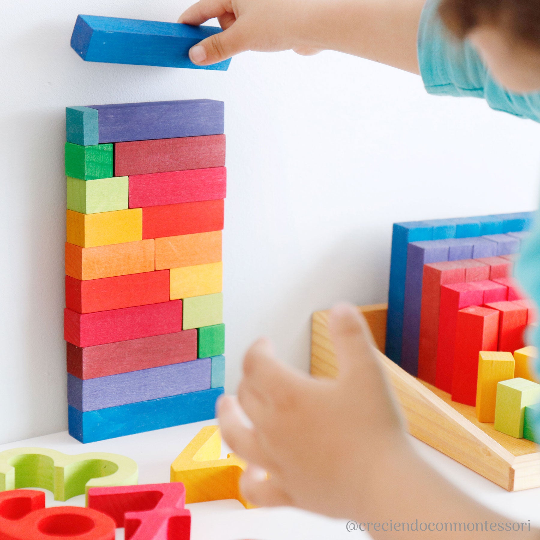 Grimm's - Stepped Counting Blocks Small