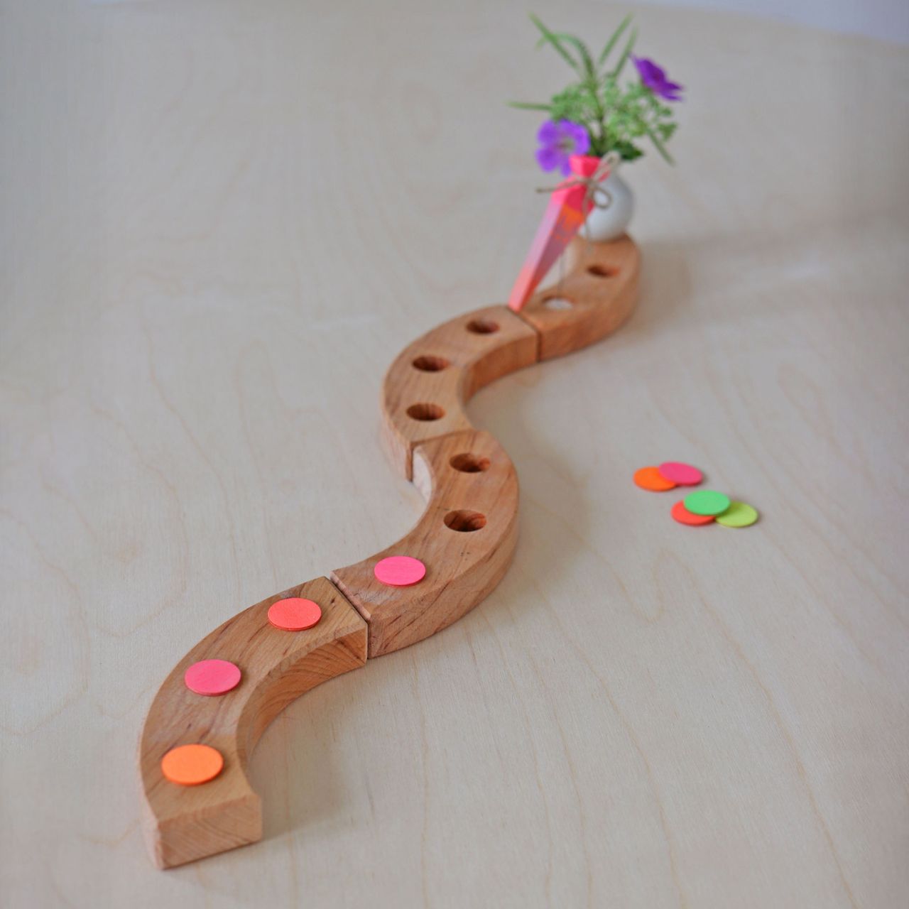 Grimm's Celebrations - School Cone Neon Pink