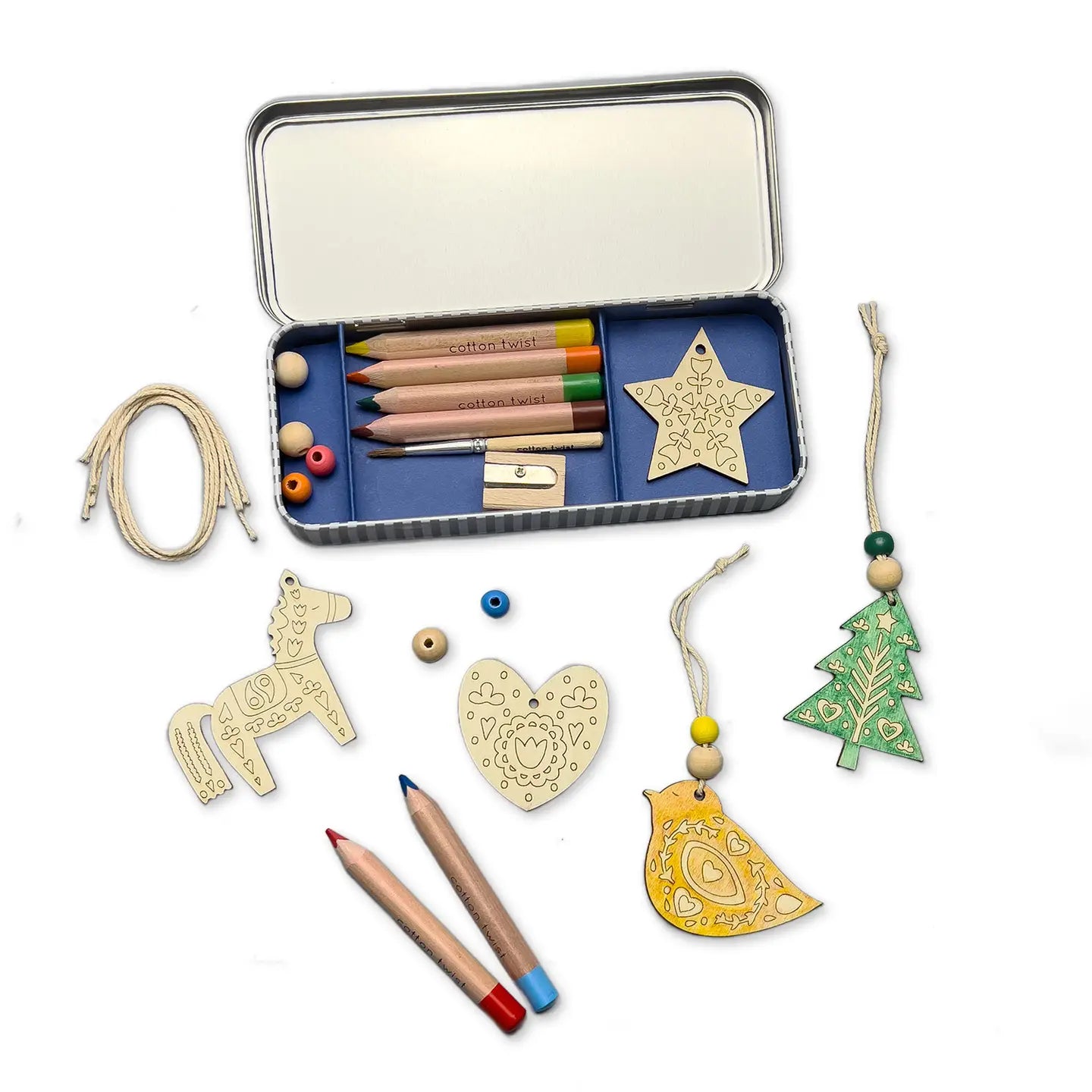 Cotton Twist - Make Your Own Folk Art Decoration Kit