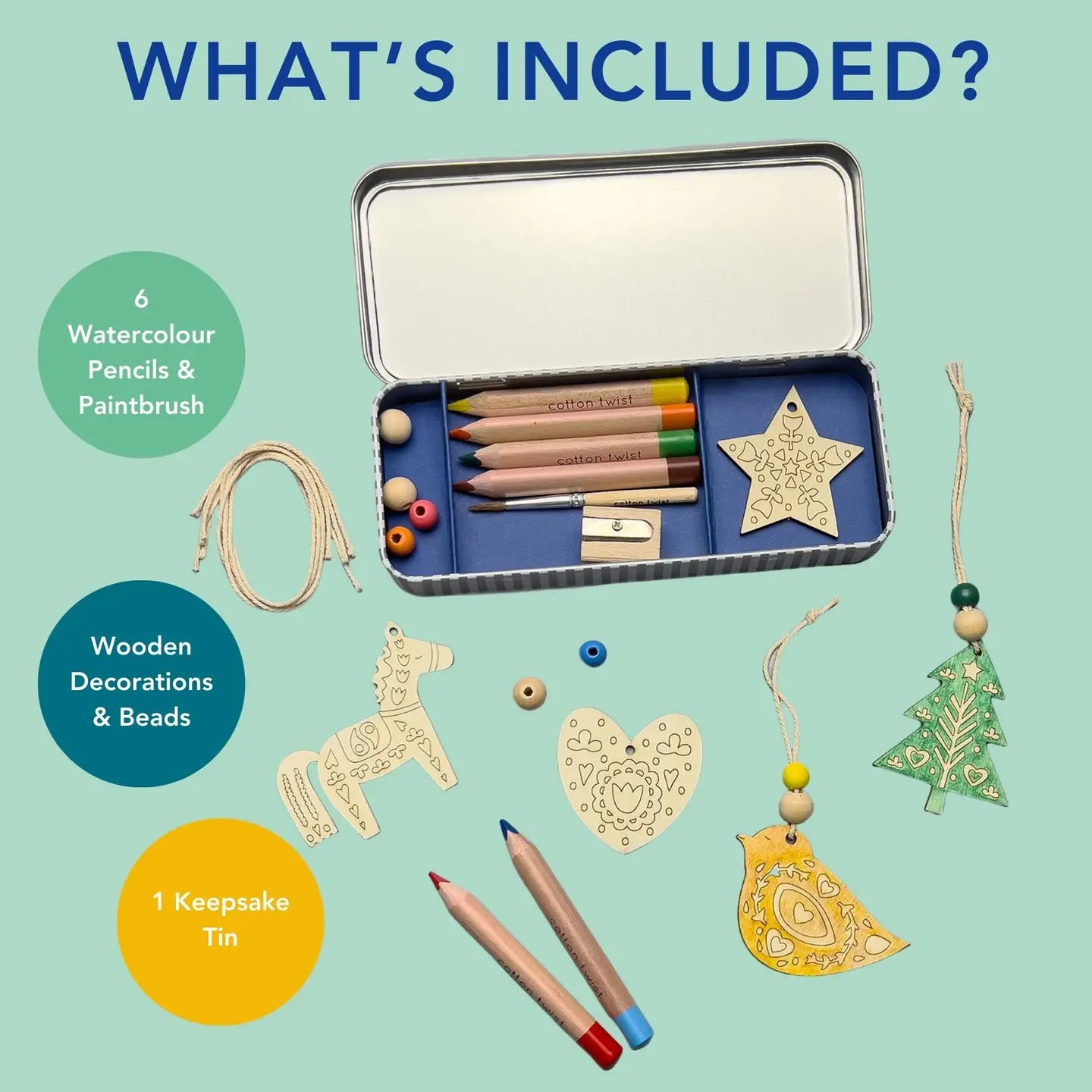 Cotton Twist - Make Your Own Folk Art Decoration Kit