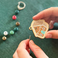 Load image into Gallery viewer, Cotton Twist - Make Your Own Gingerbread House Keyring