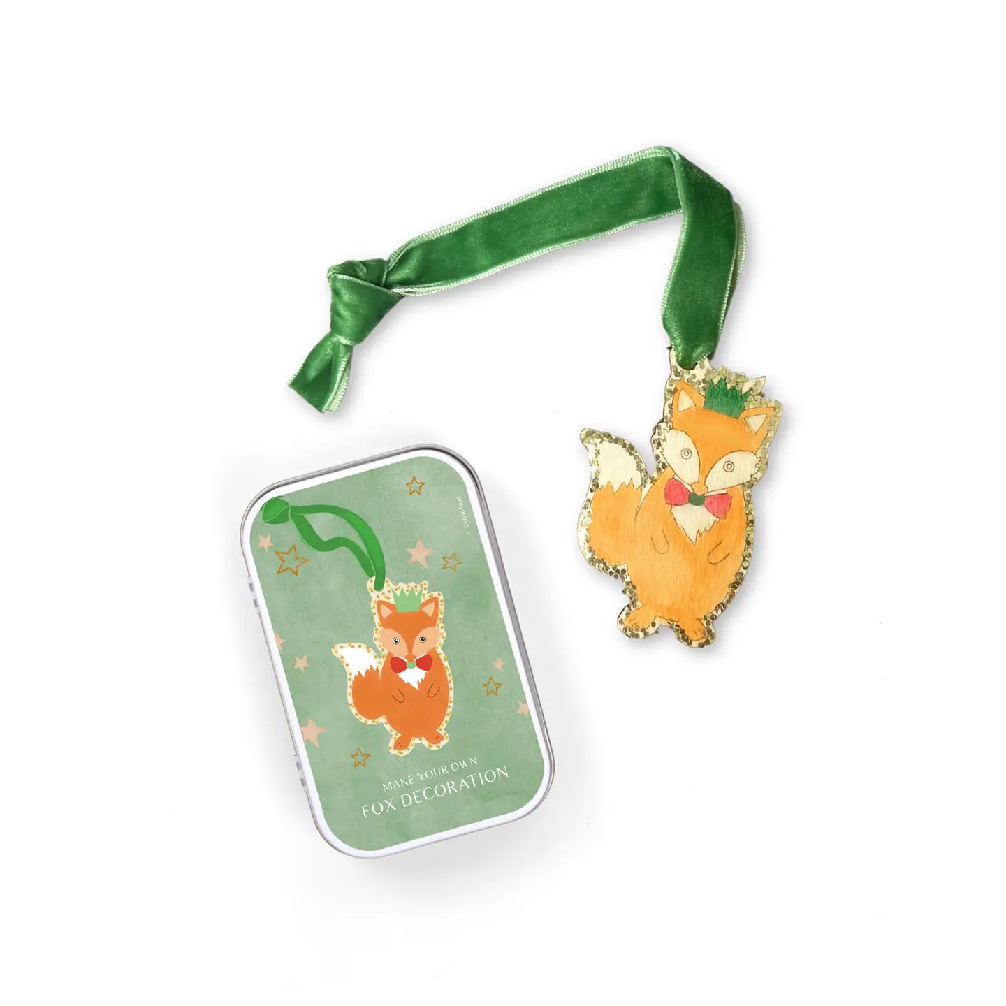 Cotton Twist - Make Your Own Christmas Fox Keyring