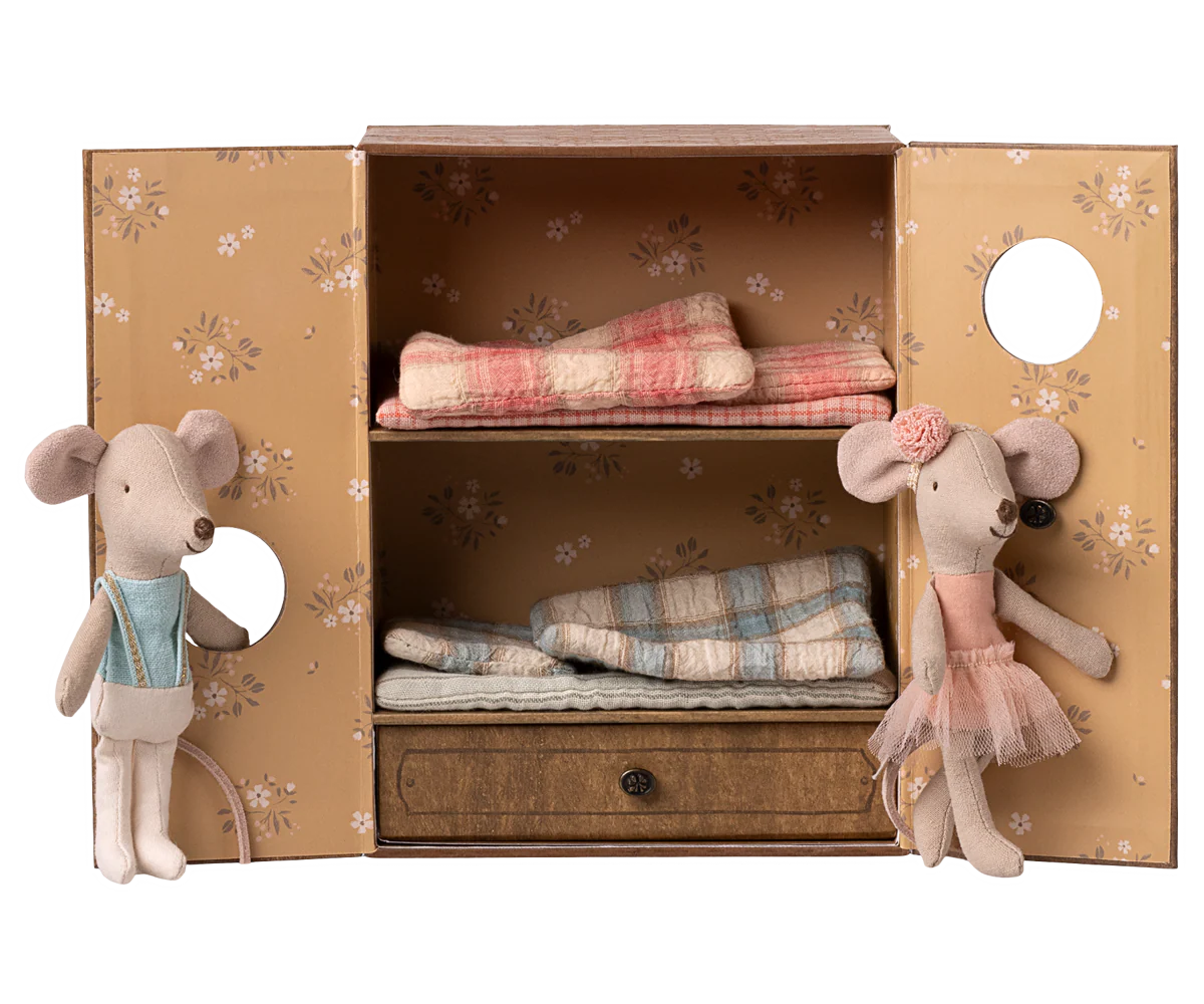 Maileg - Ballet Mice in Dance Studio Little Sister and Brother
