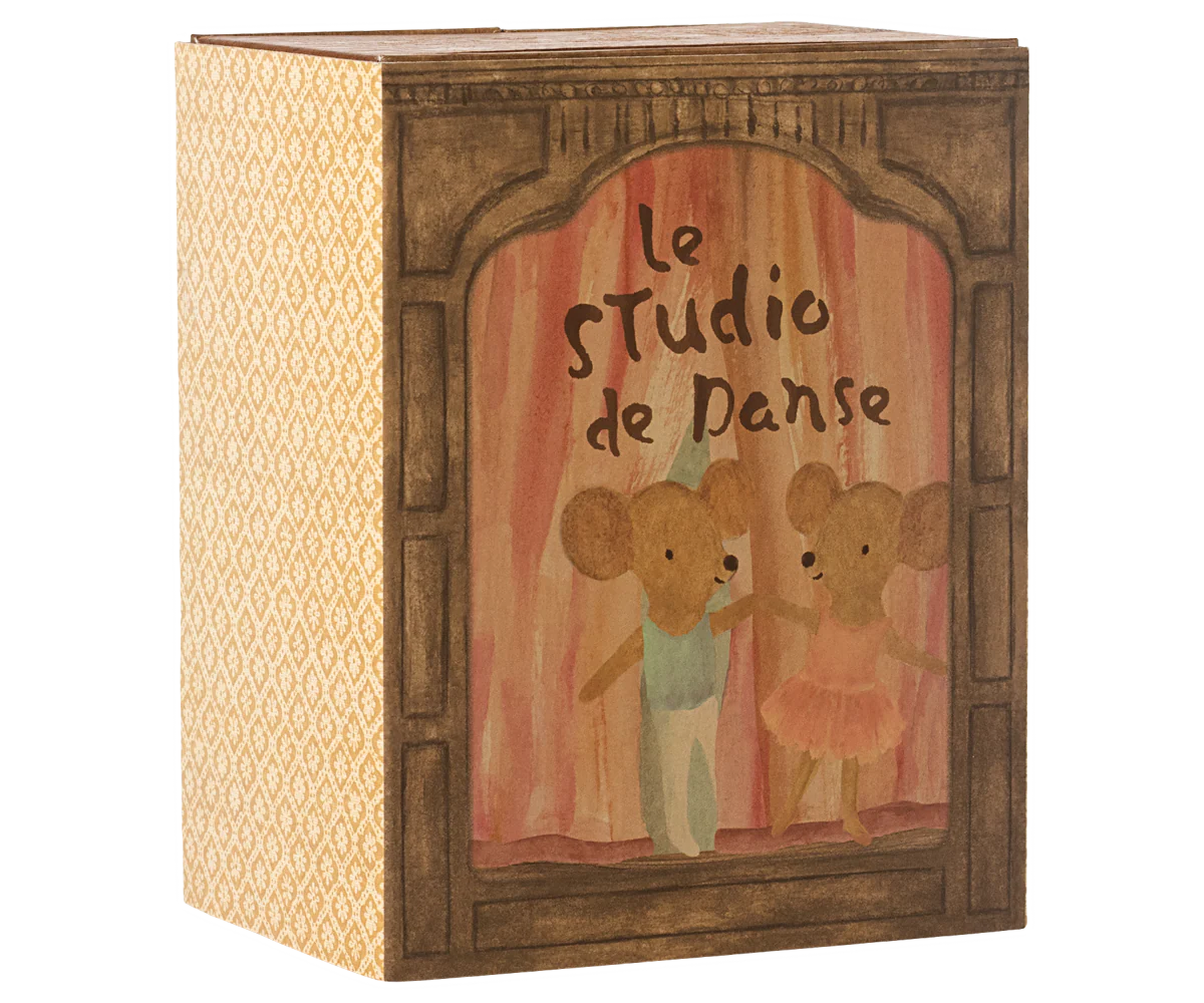 Maileg - Ballet Mice in Dance Studio Little Sister and Brother