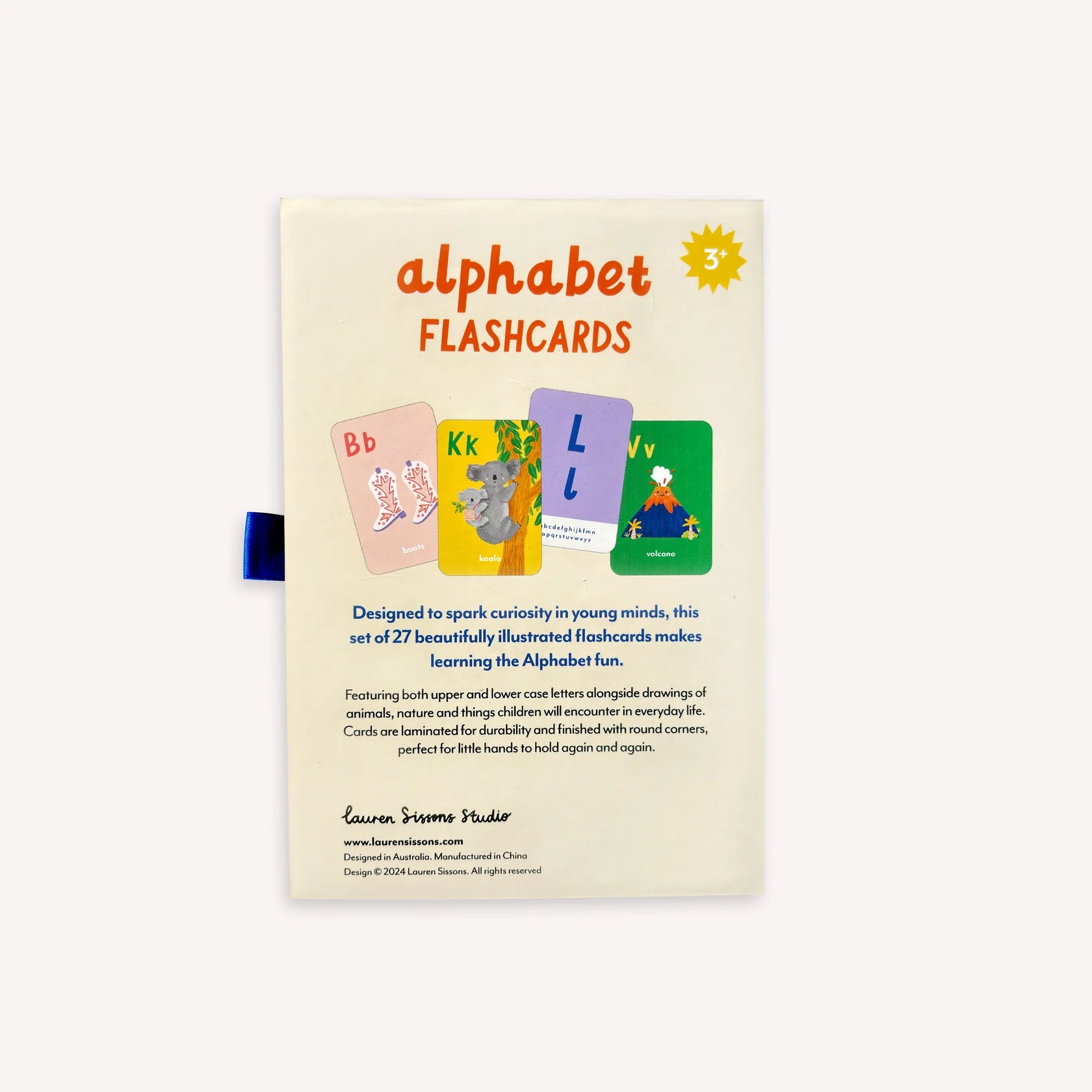 Lauren Sissons Studio - A-Z Illustrated Alphabet Flashcards