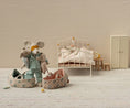 Load image into Gallery viewer, Maileg - Baby Mouse in Carry Cot Rose