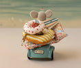 Load image into Gallery viewer, Maileg - Mouse Car Light Blue