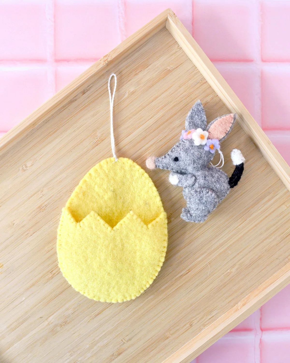 Tara Treasures - Easter Bilby Bush Baby in Egg Pouch