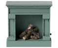 Load image into Gallery viewer, Maileg Miniature Fireplace Vintage Blue - Cheeky Junior
