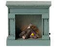 Load image into Gallery viewer, Maileg Miniature Fireplace Vintage Blue - Cheeky Junior