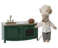 Load image into Gallery viewer, Maileg Kitchen Mouse Dark Green - Cheeky Junior