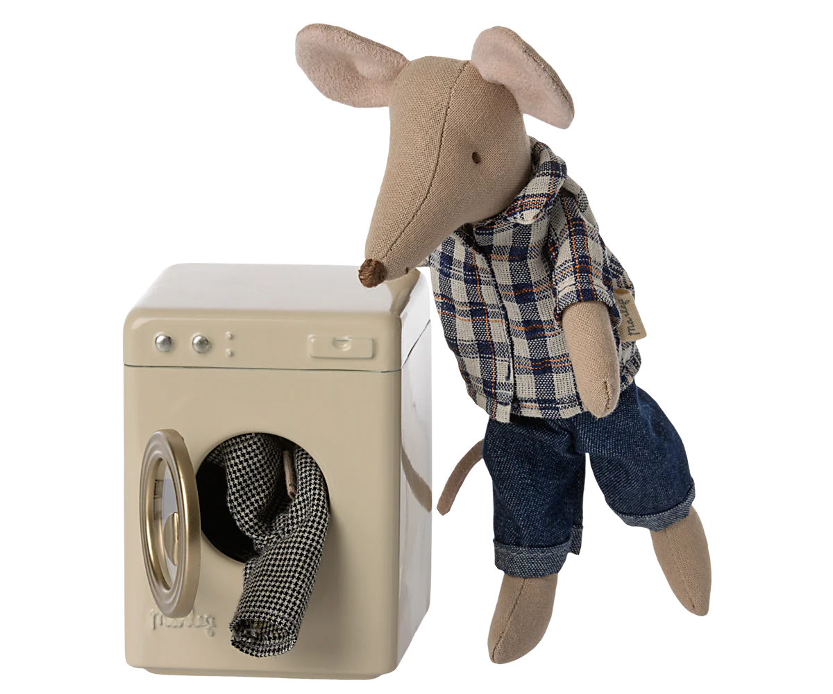 Maileg Washing Machine Mouse - Cheeky Junior