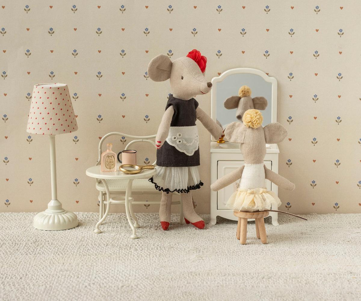 Maileg - Ballerina Little Sister Mouse Off-White