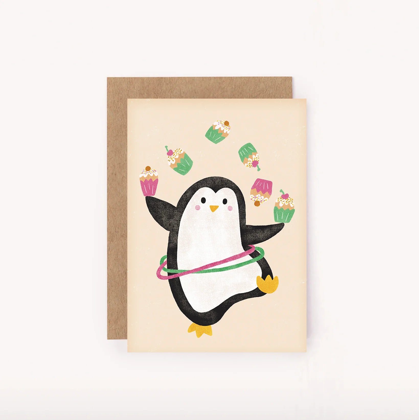 Lauren Sissons Studio - Penguin Mini Birthday Card