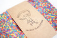 Load image into Gallery viewer, Laura’s Play Cotton - Confetti Rainbow 90cm x 90cm
