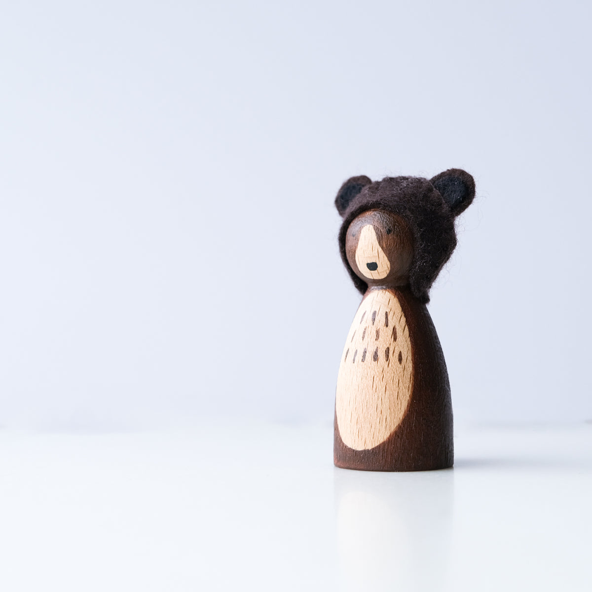 Atale - Bear Wooden Peg Doll