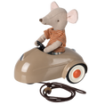 Load image into Gallery viewer, Maileg Mouse Car Light Brown - Cheeky Junior