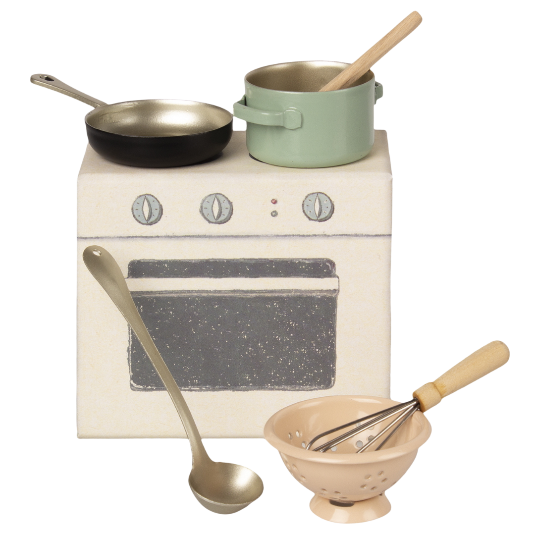 Maileg Miniature Cooking Set - Cheeky Junior