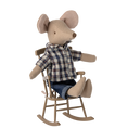 Load image into Gallery viewer, Maileg Rocking Chair Mouse Light Brown - Cheeky Junior