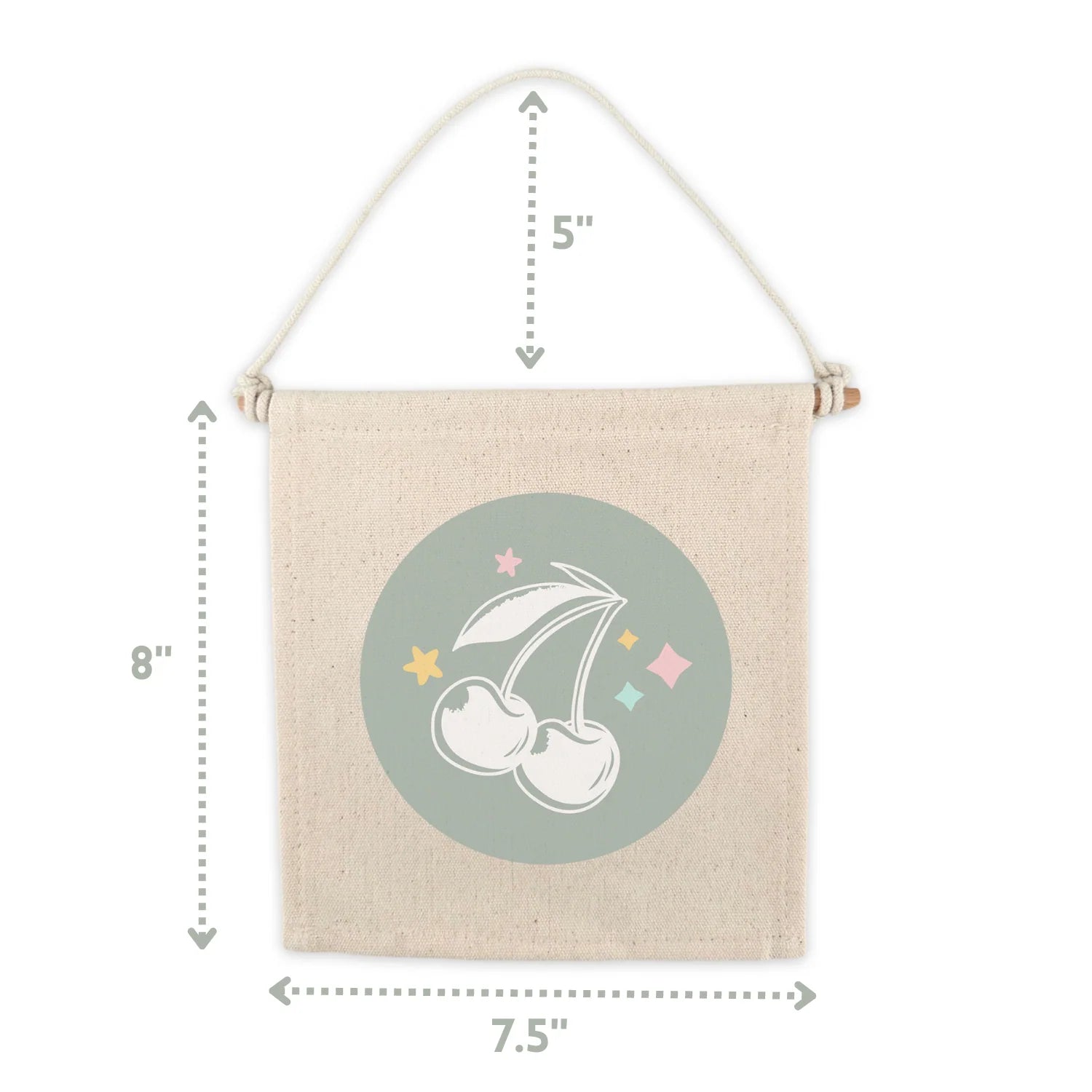 Cherrypick - Stay Wild Flower Child Canvas Hang Sign