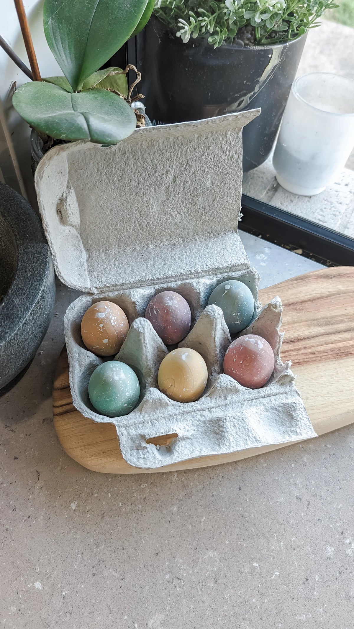 Nom Handcrafted Easter Eggs Set of 6 - Cheeky Junior