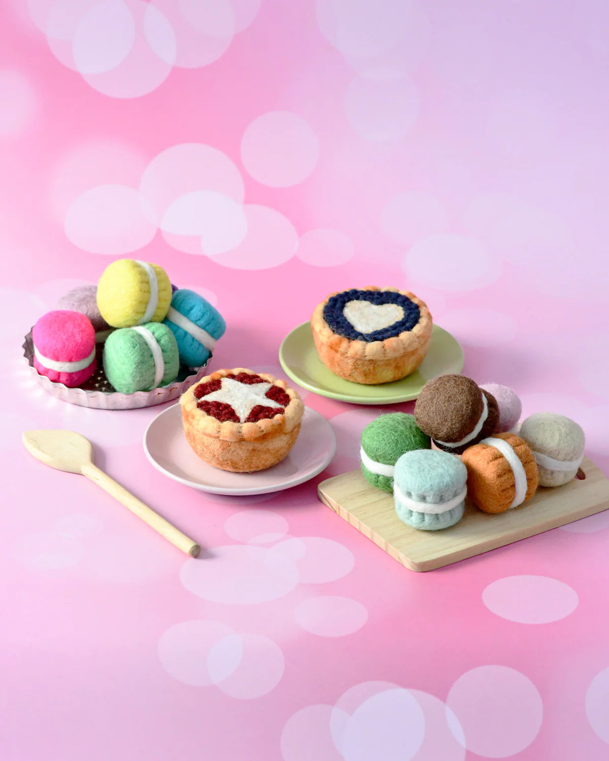 Tara Treasures - Felt Blueberry Tart