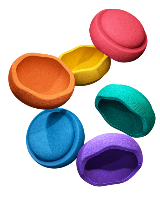 Stapelstein - Mini Rainbow Set of 6