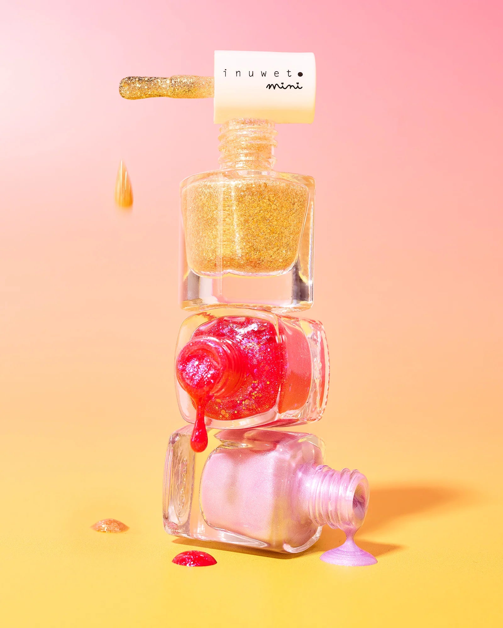 Inuwet - Water Based Nail Polish Golden