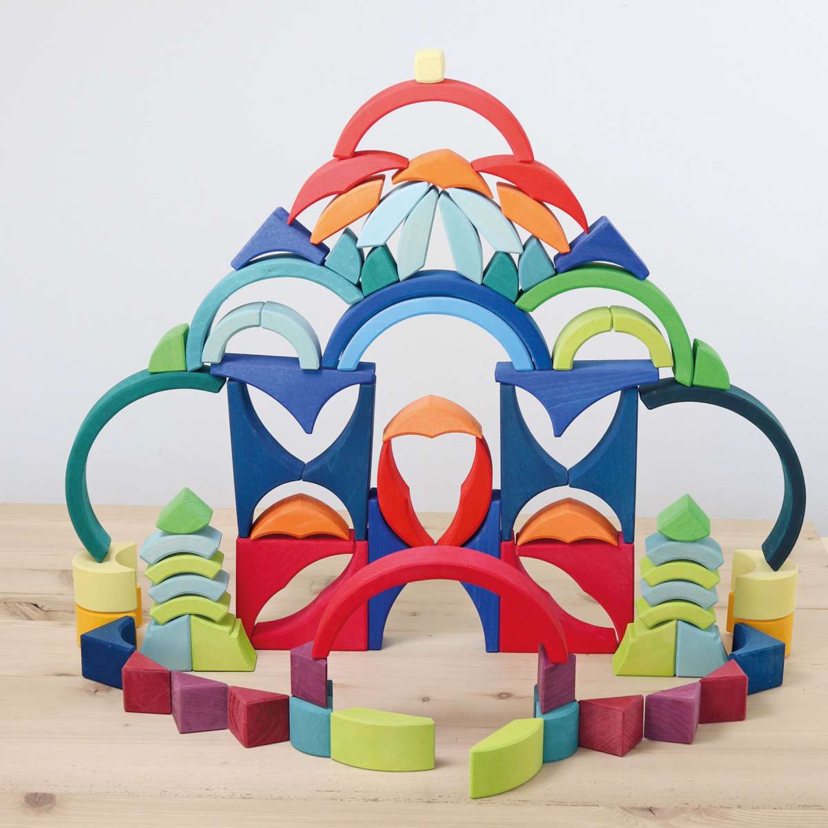 Grimm's Building Set Arcs in Square - Cheeky Junior