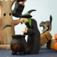 Load image into Gallery viewer, Bumbu Toys - Brewing Witch and Cauldron Set
