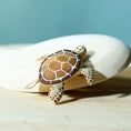 Load image into Gallery viewer, Bumbu Toys Turtle (Green and Brown) - Cheeky Junior