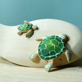 Load image into Gallery viewer, Bumbu Toys Turtle Small (Green and Brown) - Cheeky Junior