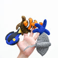 Load image into Gallery viewer, Tara Treasures Australian Coral Reed Under the Sea Finger Puppet Set - Cheeky Junior